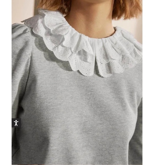 [Boden] Hattie Collar Sweatshirt - Picture 4 of 16